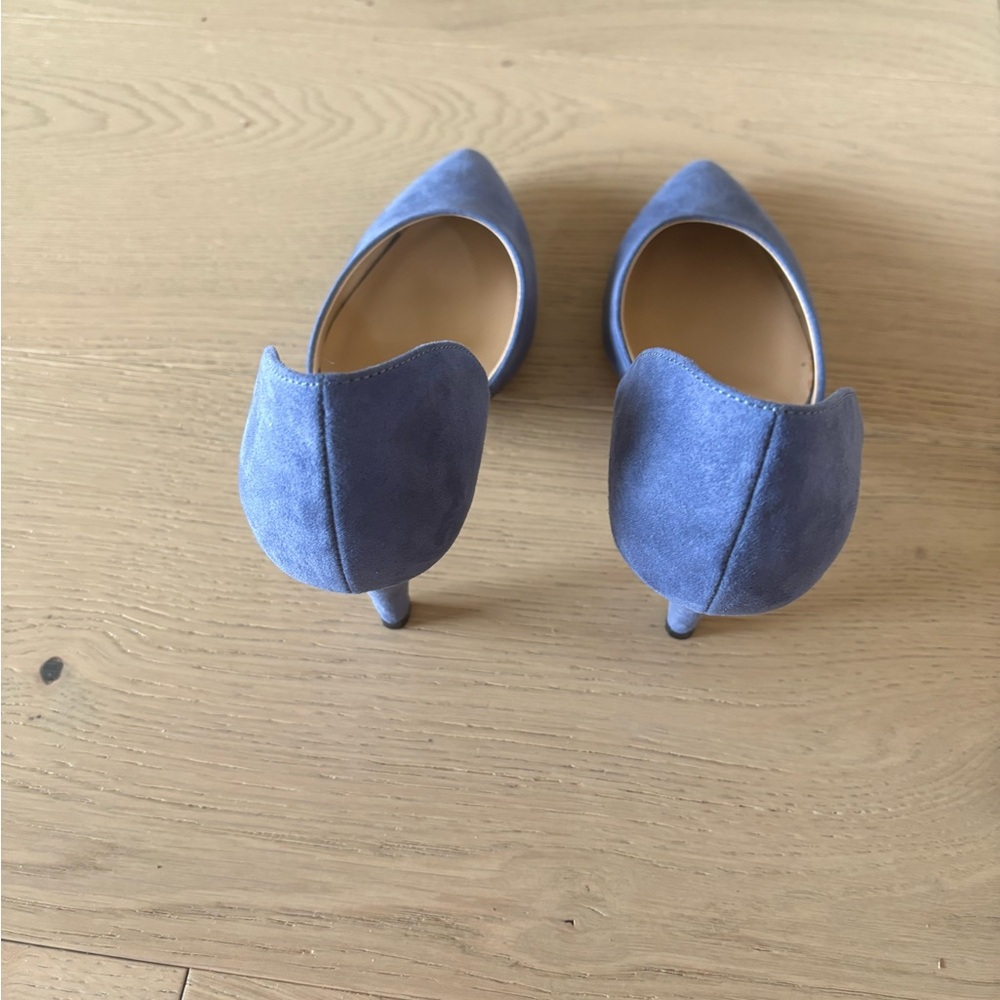 NEW (no tags) CALLISTO D’Orsay suede heels - 9.5 B - Picture 2 of 7
